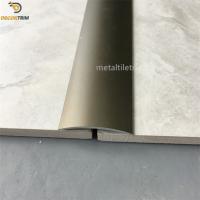 Quality 39.7mm Wide Aluminium Floor Threshold Strip Matt Bronze Decorative for sale