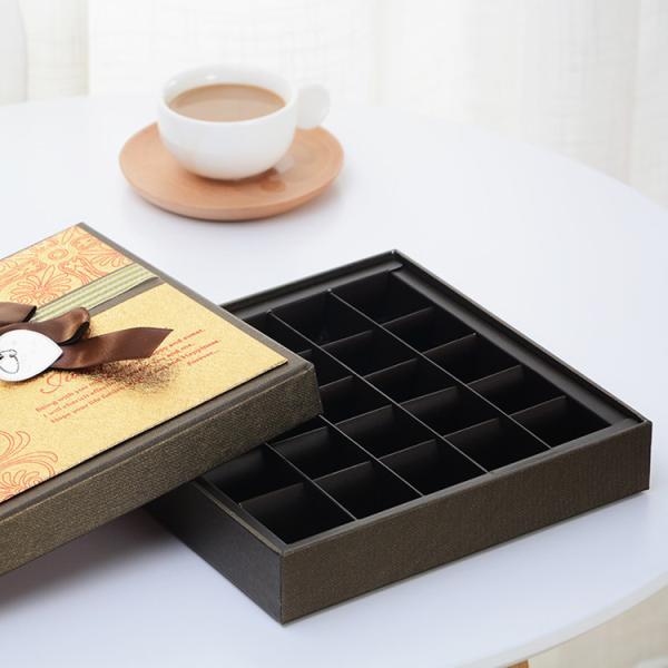 Quality Elegant Luxury Cardboard Chocolate Box for sale