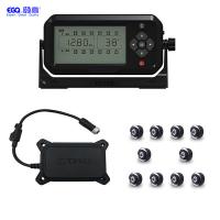 Quality 10 Tire Truck TPMS LCD Display Trailer Tire Monitoring System for sale