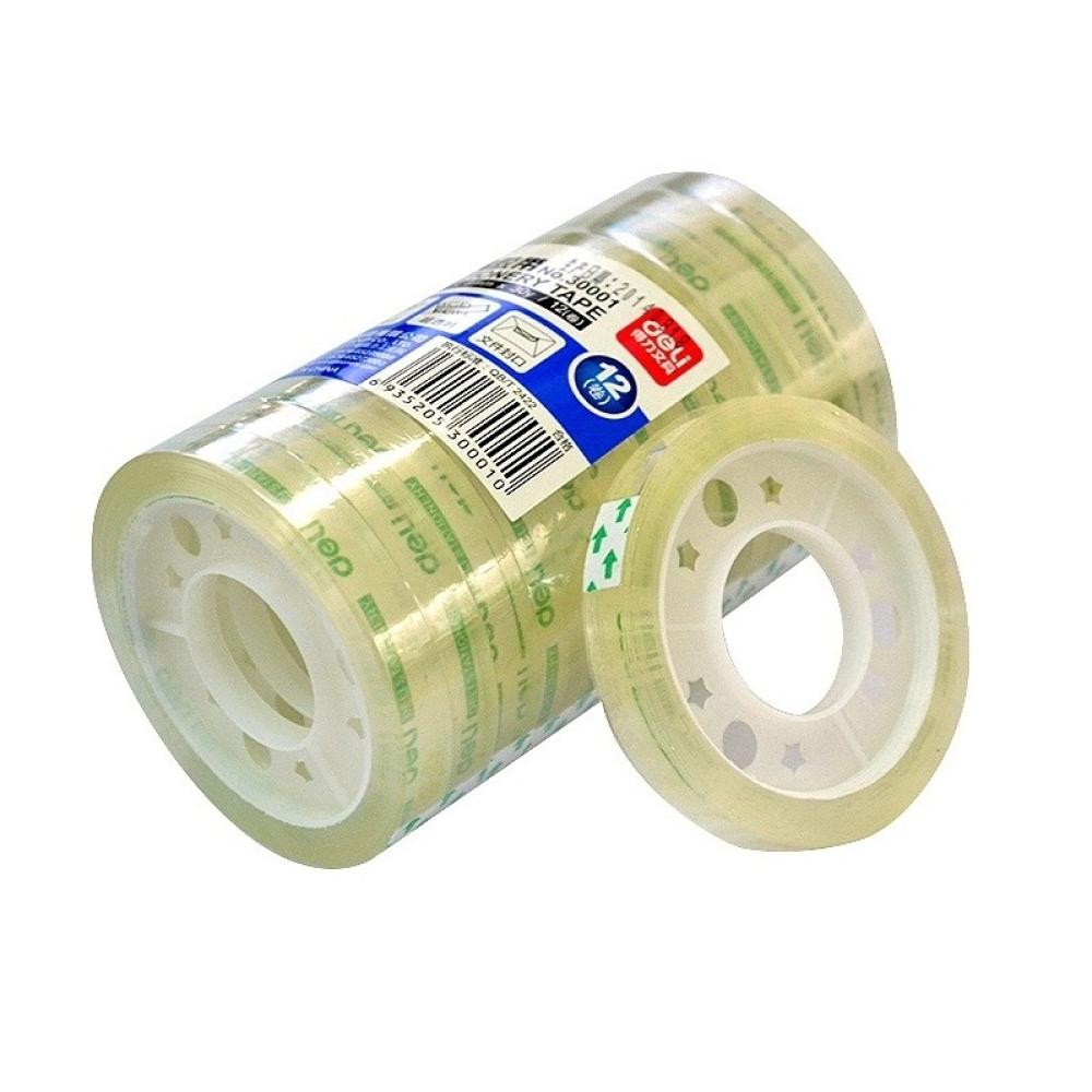 clear bopp stationery tape for office paper sealing 5-100m