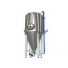 China SUS 304 / 316 Conical Beer Fermenter Drinks Beverage Beer Brewing Parts factory