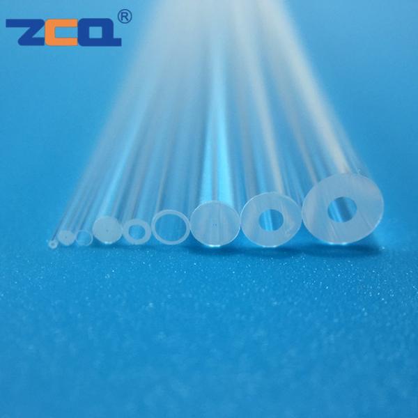 Quality High Precision Quartz Glass Capillaries 1-11mm Quartz Sleeve For UV Lamp for sale
