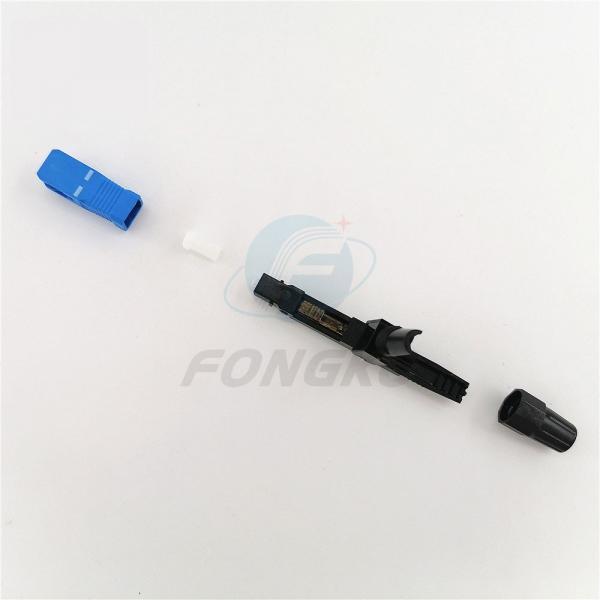 Quality SC UPC to SC APC Fiber Fast Connector Quick Field Installable Connector for sale