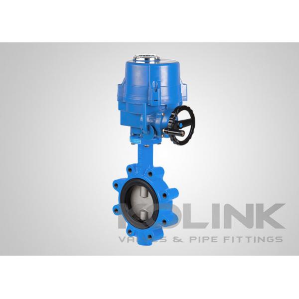 Quality Electric Actuated Resilient Seated Butterfly Valve, Motorized, Ductile Iron for sale