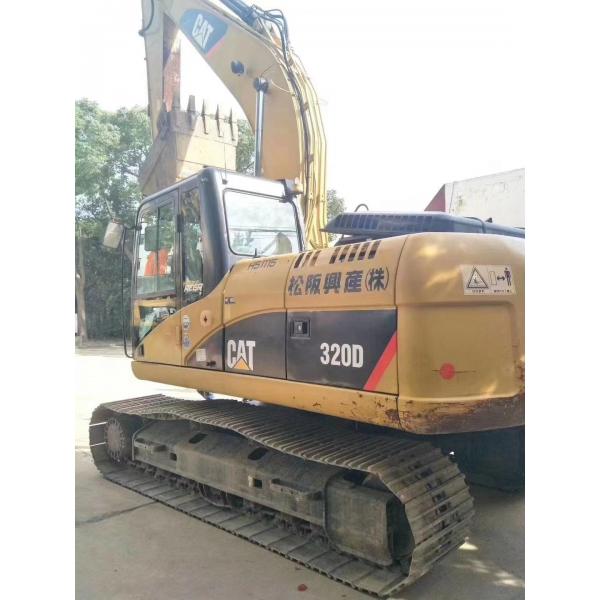 Quality CAT320D Used Caterpillar Excavator 21T Hydraulic Crawler Excavator With Hydraulic Crushing Hammer for sale