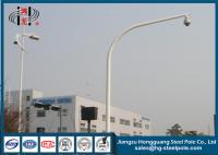 China Anti - Rust Steel Traffic And Telescopic CCTV Camera Pole More Than 15 Years Design factory