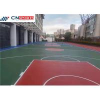Quality 3mm-8mm Cushion Rebounce Shock Absorption SPU Sports Court Flooring for sale