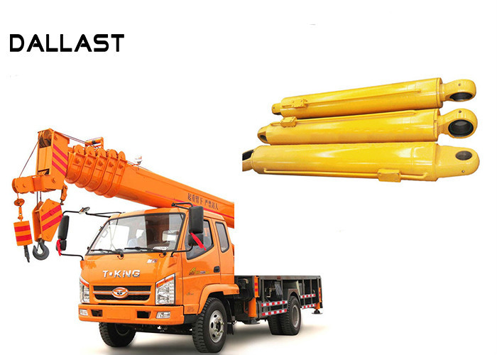 China Double Acting Hoist Lifting Double Earring Hydraulic Oil Cylinder for Crane factory