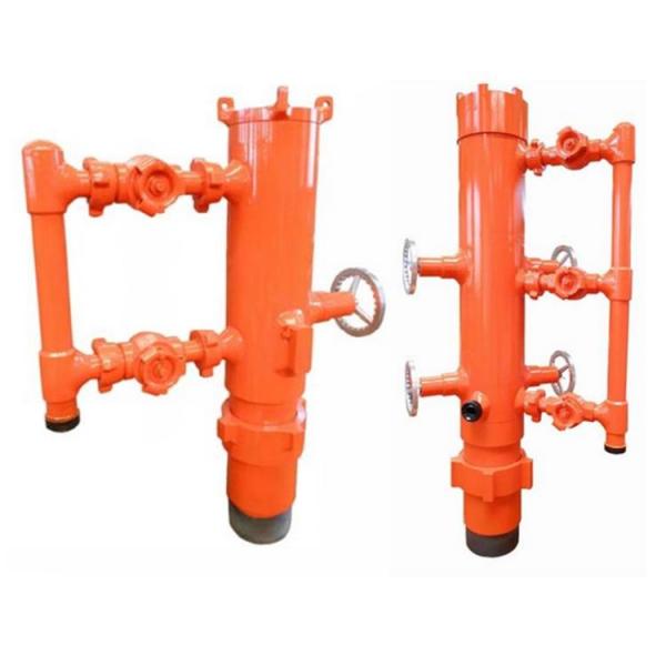 Quality Double / Single Plug Oilfield Cementing Tools Head AISI 4145H Alloy Steel for sale