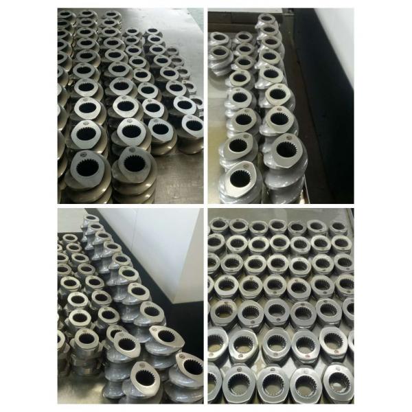 Quality Plastic Industry Extruder Screw Elements Vacuum Quenching Surface Treatment for sale