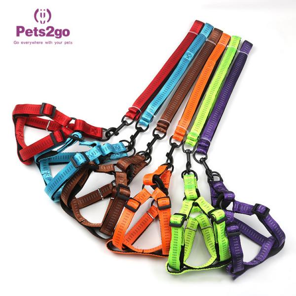 Quality L Size Heavyduty Nylon Reflective Belt Rope Dog Leash for sale