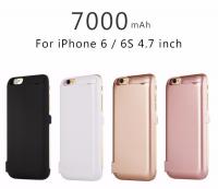 China Slim Back Clip 7000 MAh Cell Phone Battery Case For IPhone 6 / IPhone 6s factory