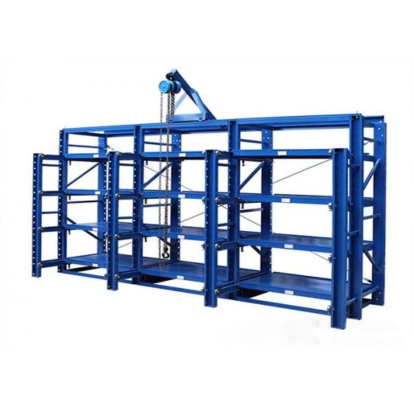 Quality Heavy Roll Out Mold Storage Racks , Die Steel Mold Warehouse Racking System  for sale
