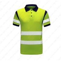 China Reflective PPE Safety Wear Summer New Breathable Quick-Drying Reflective POLO Shirt/T-Shirt With Custom Logo factory