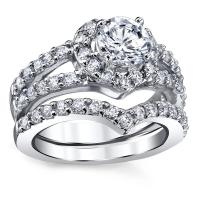 China Round Brilliant Cut Heart Shaped Diamond Engagement Ring 0.46CT OEM factory