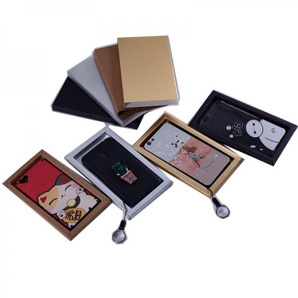 Quality Marble Grid Mobile Case Packaging Box Matt Plastic Window Cardboard Blister for sale