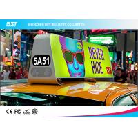 China Wireless SMD2727 Taxi Led Display / Taxi Top Sign for Dynamic Advertising for sale