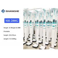China Folding Healthcare Height And Weight Measurement Instrument , Adult Weight Scale Based On Height factory