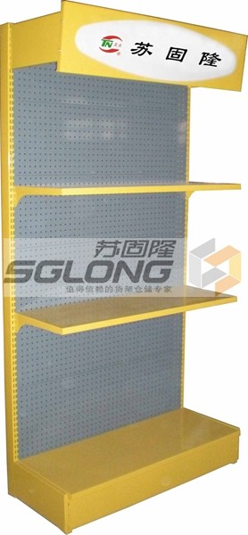 Quality Metal Supermarket Display Racks Gondola Storage Shelf System ISO9001 Certificati for sale