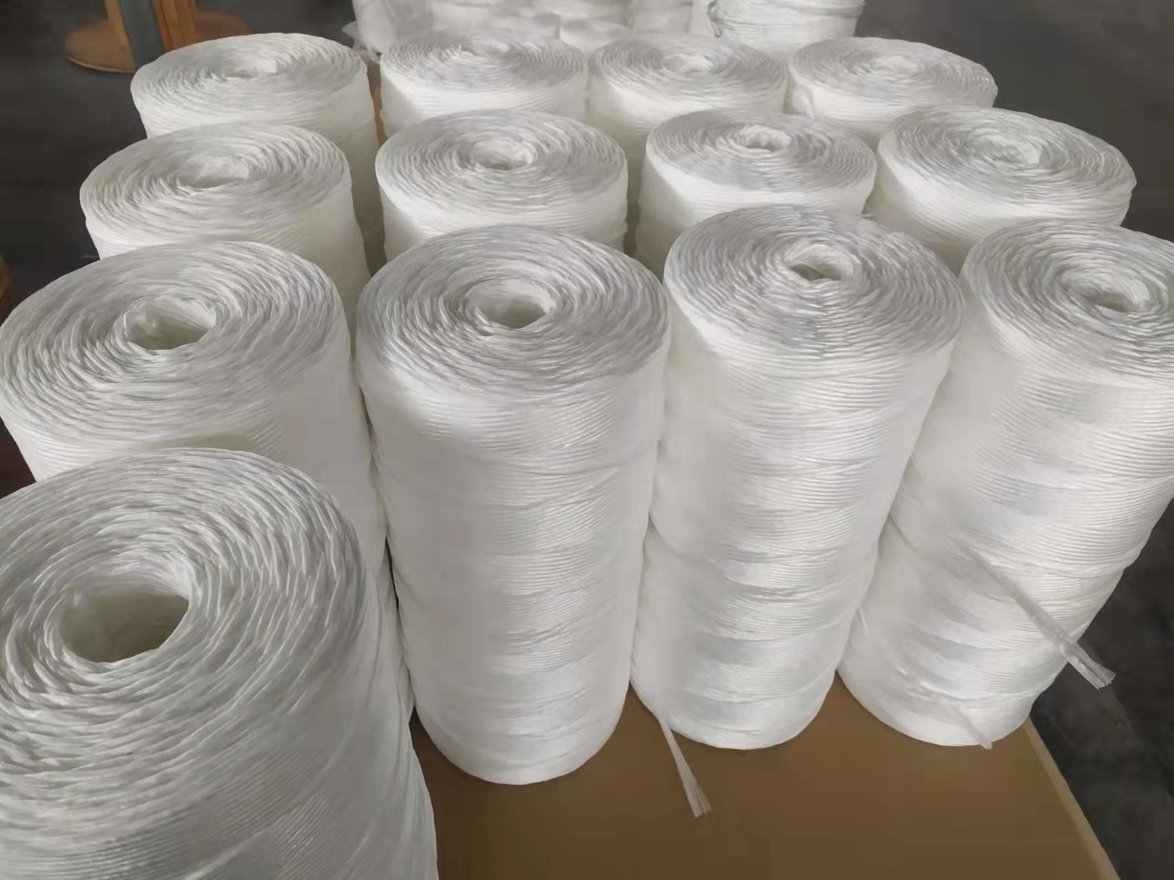 China UV Treated 8g/m Polypropylene Baler Twine Straw For Round Hay Baler factory
