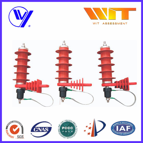 Quality Silicone / Rubber / Polymer Surge Arrester With KEMA Report For Power Transmission for sale