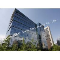 China Aluminum Frame Insulation Double Glass Curtain Wall For Commercial Office Building factory