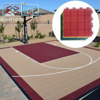 Quality 1000 Pieces Polished Basketball Court Tiles For Sports Court for sale
