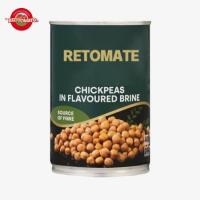 China Delicious Savory Canned Food Beans 400g Nutritious Chick Peas In Brine factory