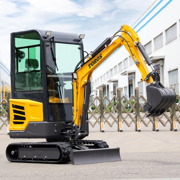 Quality 1.8 Ton Toros Mini Excavator With Engine Micro Digger Multi Functions for sale