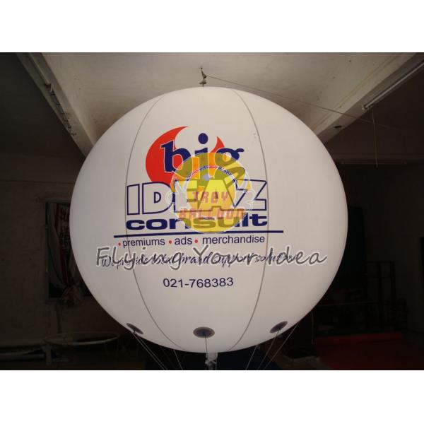 Quality Inflatable Advertising Lighting Balloons with UV protected printing,Inflate Ground Balloon for sale