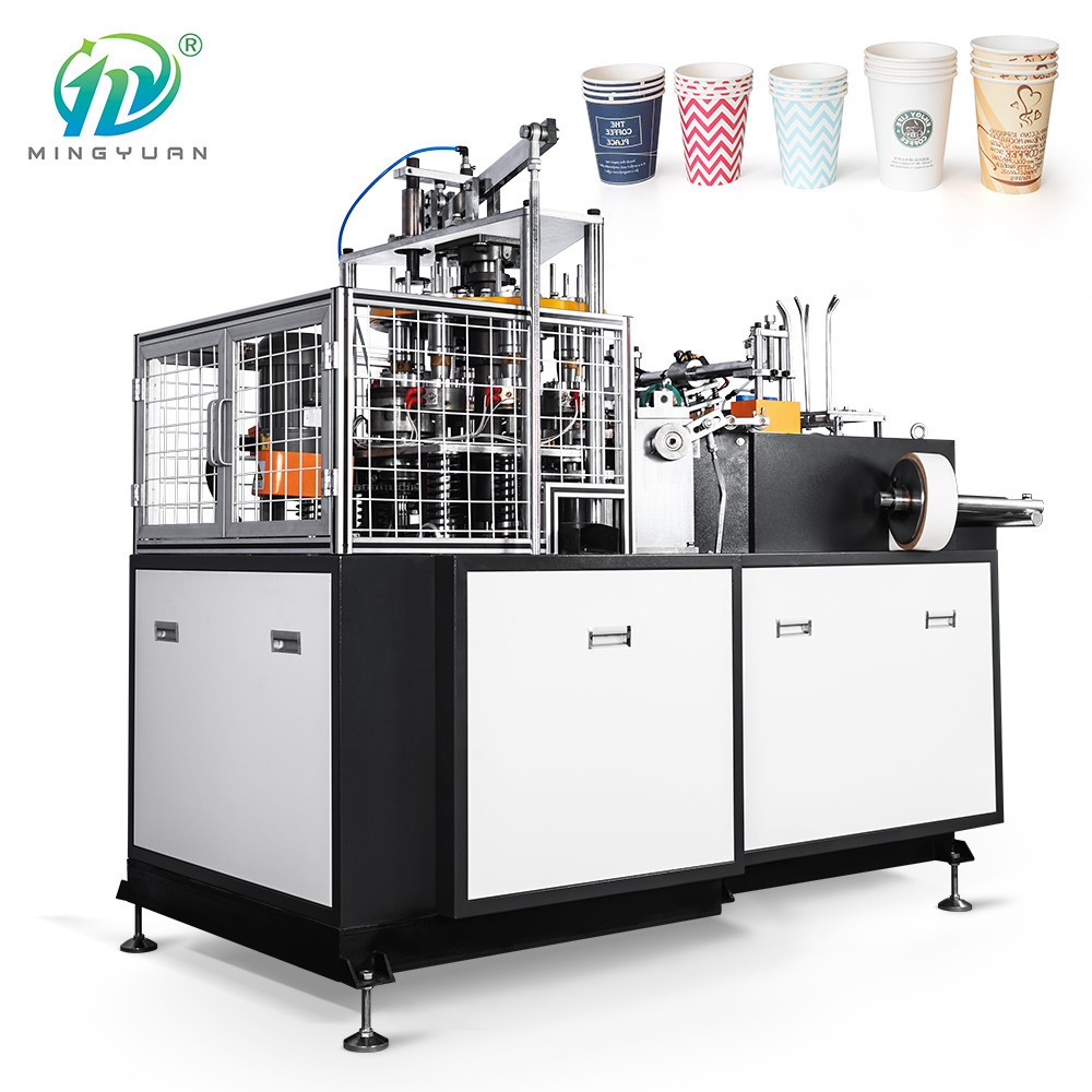 China Disposable Hot Drink Cup / Paper Tea cup Manufacturing Machine factory