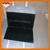 China Black 200mm Granite Tiles Slabs For Kitchen Counter Tops factory