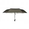 China Durable 3 Folding Auto Open Close Golf Umbrella With Net And Nice Carry Bag factory