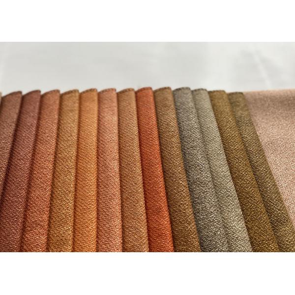 Quality Knitted Linen Sofa Fabric Flame Retardant Faux Linen Fabric Polyester for sale