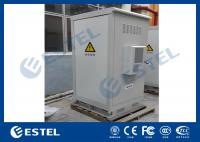 China Custom 4 Shelves Outdoor Battery Cabinet Galvanized Steel 5% - 100% Relative Humidity factory