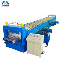 China Steel Floor Decking Sheet Roll Forming Machine / Roll Former factory