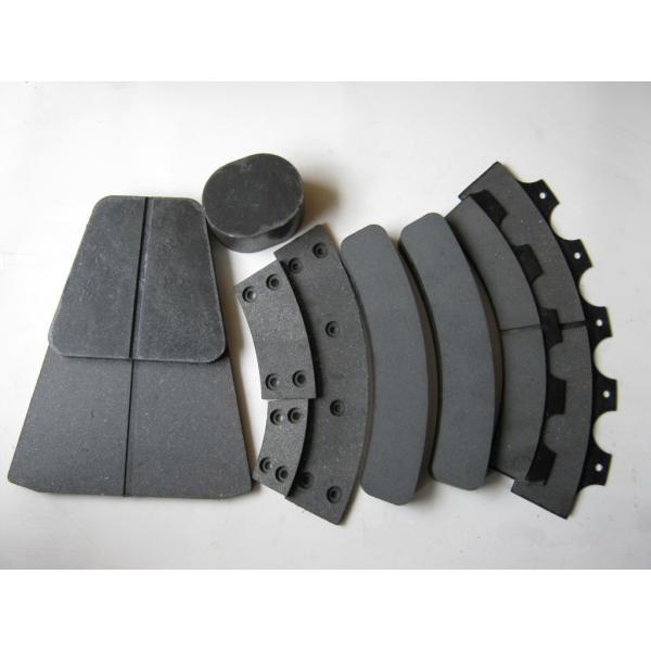 Quality Ceramic Truck Trailer Non Asbestos Brake Lining Material Custom Size for sale