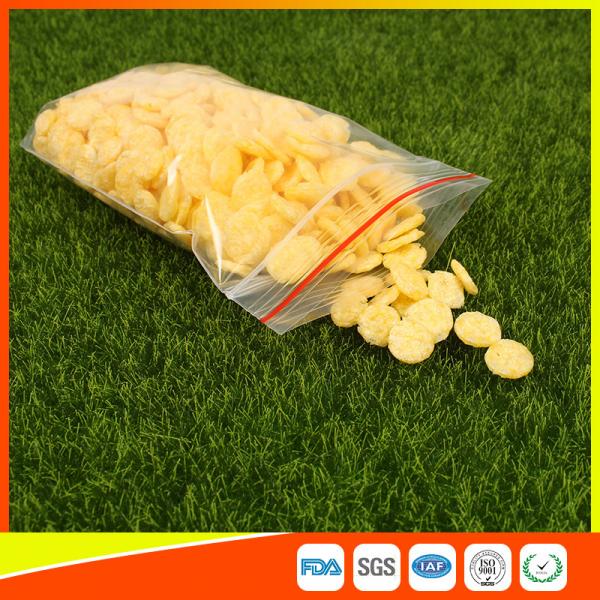 Quality Ldpe Plastic Reusable Ziplock Bags 8x12 cm With Colorful Line for sale