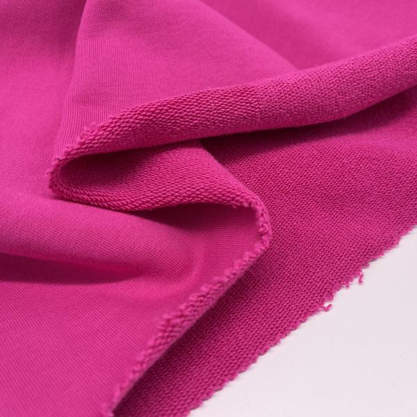 Quality Custom 100% Cotton Knitted Solid French Terry Cloth Fabric for sale