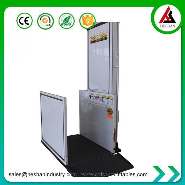 Quality Semi Automatic Outdoor Vertical Wheelchair Lift Platform CE Emark Certified for sale