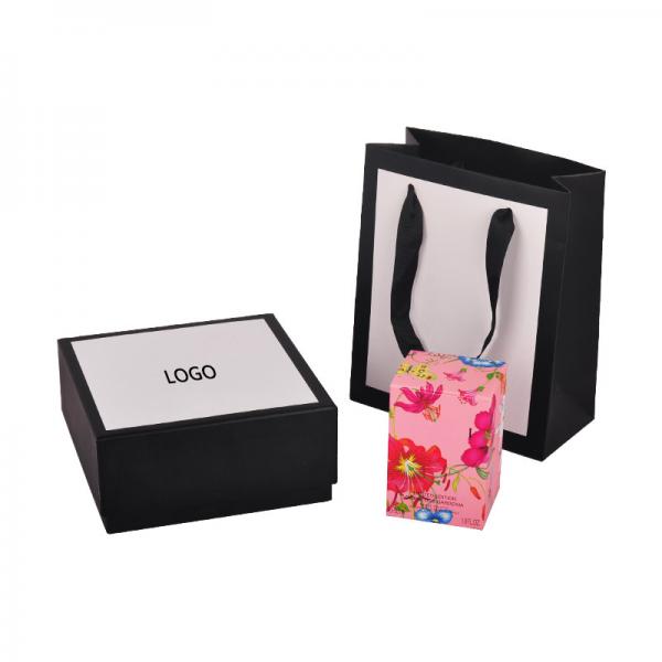 Quality Eco Friendly Perfume Bottle Packaging Box With Embossing Silver Stamping Craft for sale