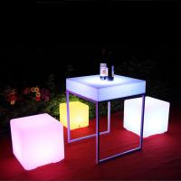 China 40Cm Remote Control Patio LED Cube Lamp Lantern LED Light Source For Patio Entertaining factory