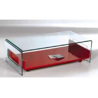 China Clear Bent Tempered Glass Table Top, Custom Tempered Glass Coffee Table Top for sale