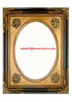 China antique gold wooden picture frame factory