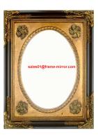 China antique gold wooden picture frame factory