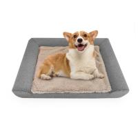 China Non Slip Bottom And Egg Crate Foam Washable Dog Bed For Large Dogs factory