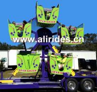China Mini Ferris Wheel Carnival Rides Trailer Mounted Rides For Sale factory