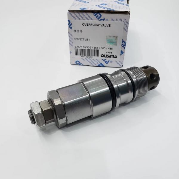 Quality Sany Hydraulic Pressure Relief Valve 377M51 For SANY SY335 SY365 SY385 SY485 for sale