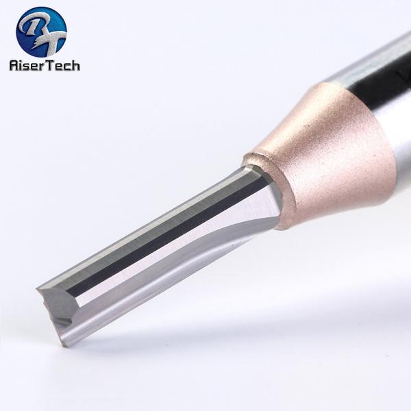 Quality Two Flute Tungsten Carbide Tools TCT Straight Slot Milling Cutter For Wood for sale