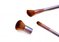 China Travel Buffer Bronzer Flat Top Makeup Brush , Eco Bamboo Makeup Brushes factory